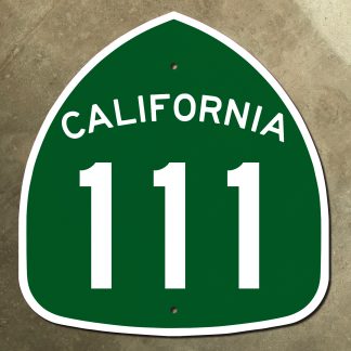 California State Route 111 highway marker