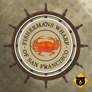 California San Francisco Fisherman's Wharf sign