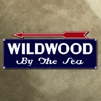 New Jersey Wildwood by the Sea sign
