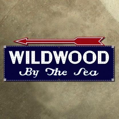 New Jersey Wildwood by the Sea sign