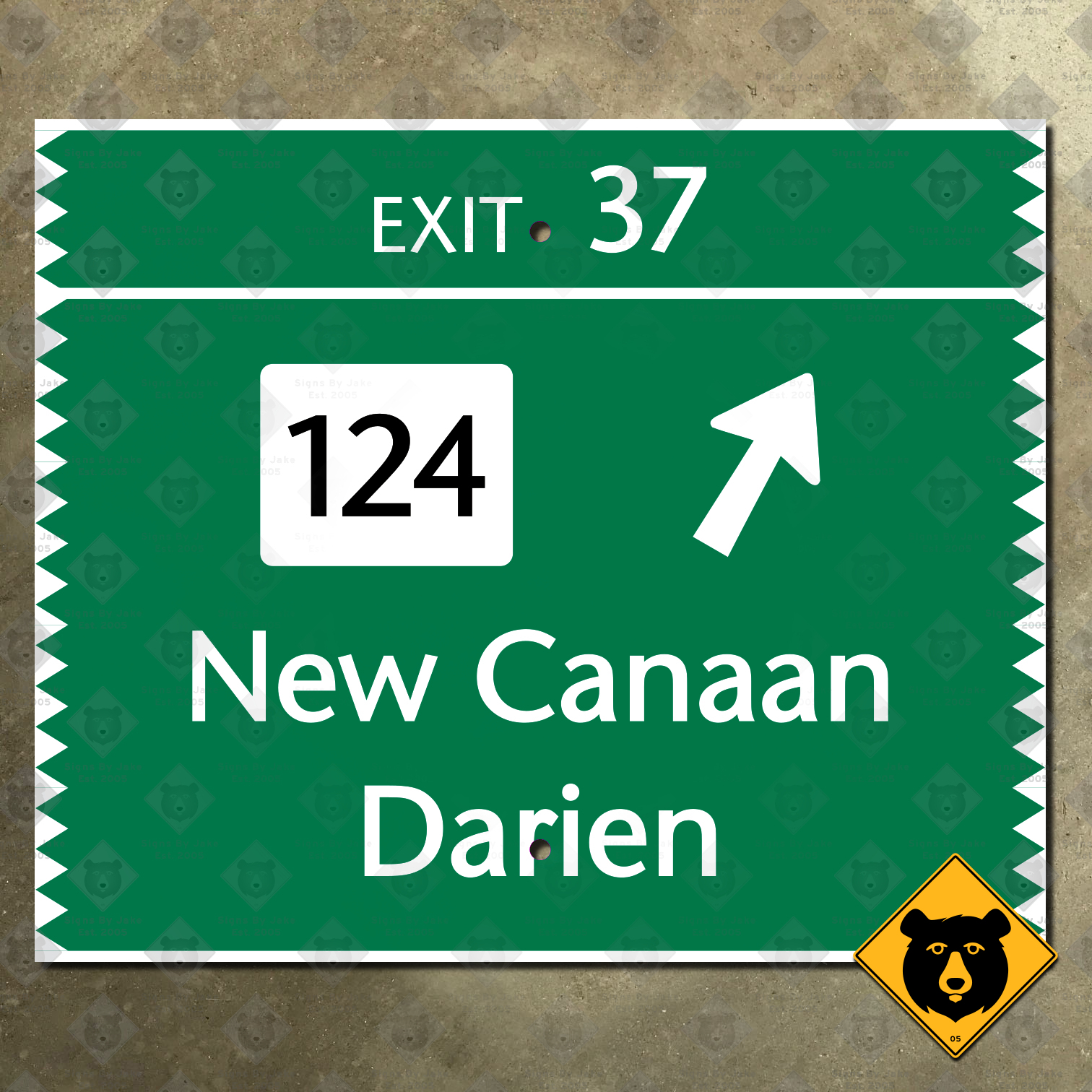 Connecticut Merritt Parkway Exit 37, Route 124, New Caanan, Darien exit ...