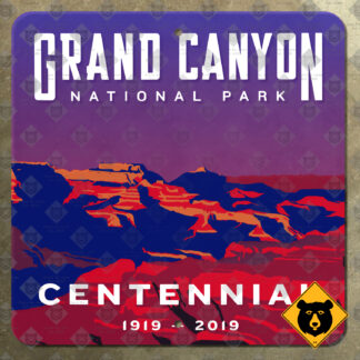 Arizona Grand Canyon National Park Centennial sign