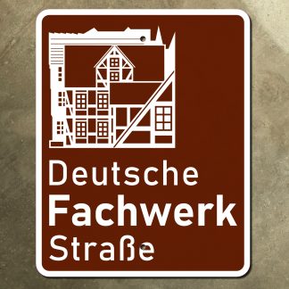 Germany Timber Frame Road (Deutsche Fachwerkstraße) sign