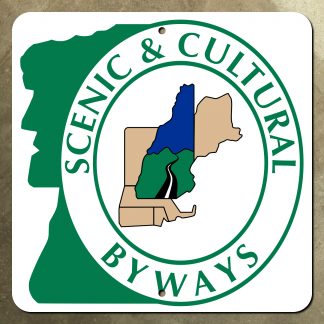 New Hampshire Scenic and Cultural Byways sign