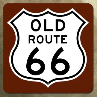 Texas Old US Route 66 marker
