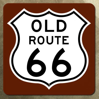 Texas Old US Route 66 marker