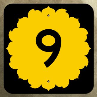 Kansas K-9 state route marker