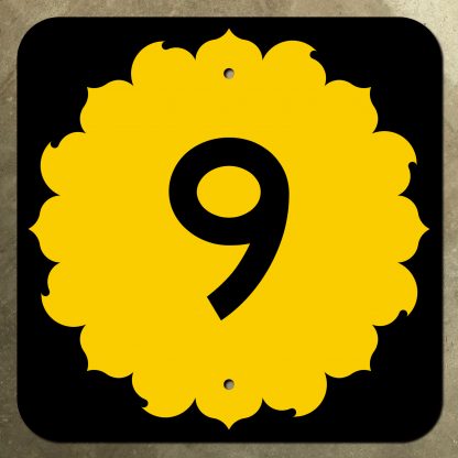Kansas K-9 state route marker