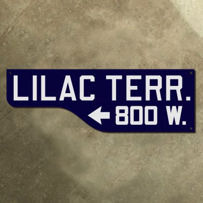 Los Angeles Lilac Terrace street sign