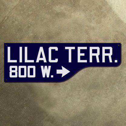 Los Angeles Lilac Terrace street sign
