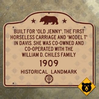 Custom historical marker sign for Craig R., 2026-03-01