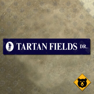 Custom street name sign for Anthony P., 2026-02-10