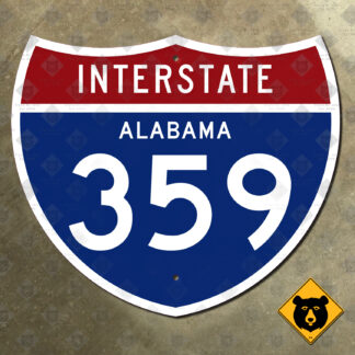 Alabama Interstate 359 highway marker