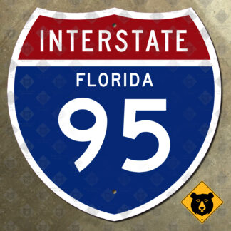 Florida Interstate 95 highway marker