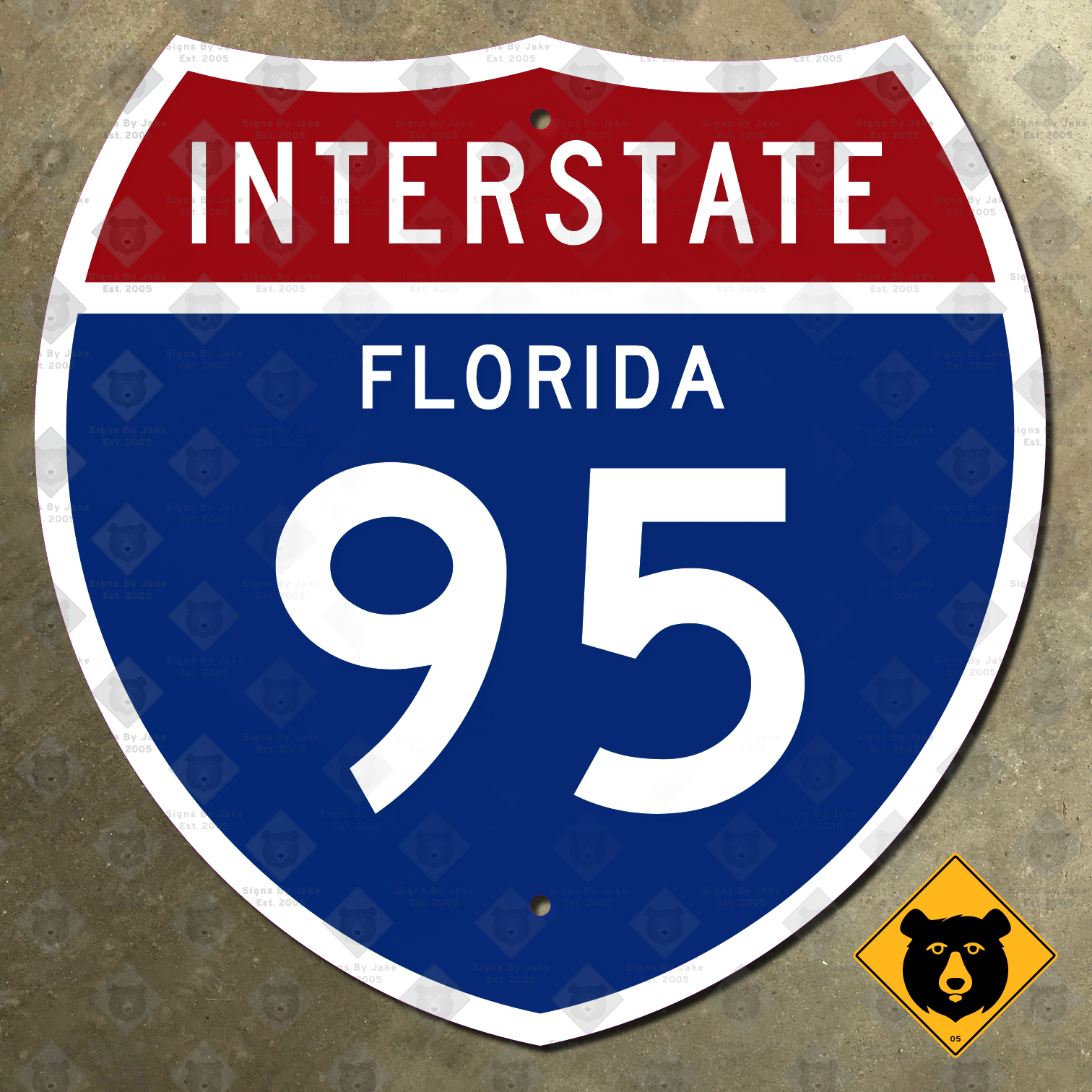 Florida Interstate 95 highway marker - Signs by Jake