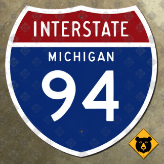 Michigan Interstate 94 highway marker