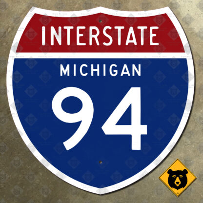 Michigan Interstate 94 highway marker
