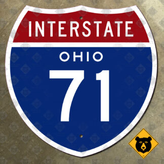 Ohio Interstate 71 highway marker