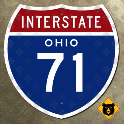 Ohio Interstate 71 highway marker