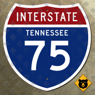 Tennessee Interstate 75 highway marker