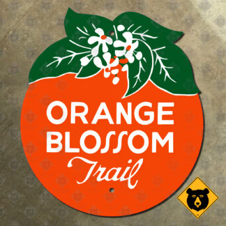Florida Orange Blossom Trail route marker