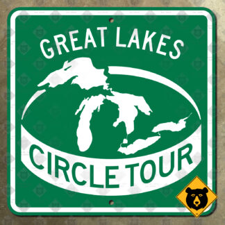 Great Lakes Circle Tour highway marker