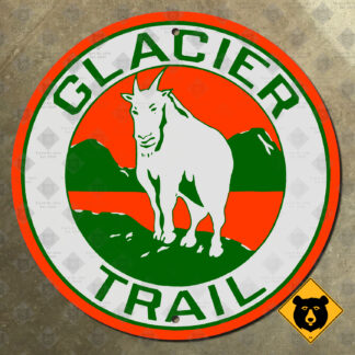 Glacier Trail route marker