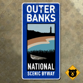 Outer Banks National Scenic Byway sign