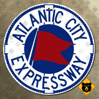 New Jersey Atlantic City Expressway highway marker