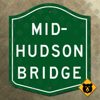 New York Mid-Hudson Bridge marker sign