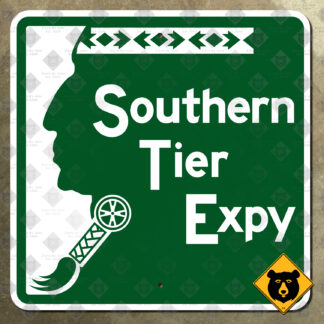 New York Southern Tier Expressway highway marker