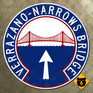 New York Verrazano-Narrows Bridge marker