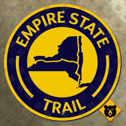 New York Empire State Trail sign