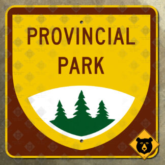 Ontario Provincial Park sign