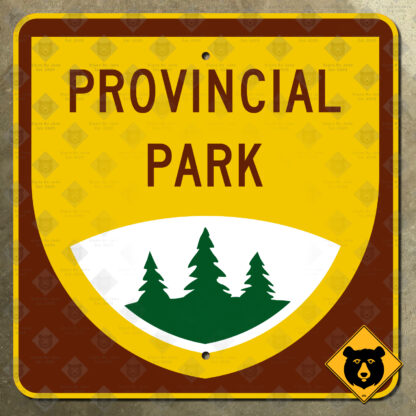 Ontario Provincial Park sign