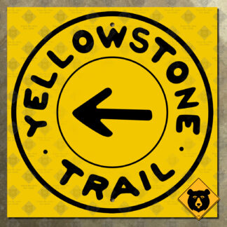 United States Yellowstone Trail route marker