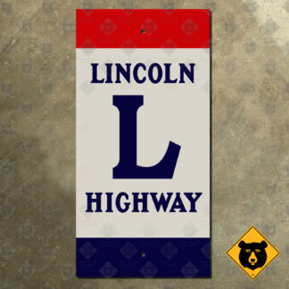 Lincoln Highway route marker
