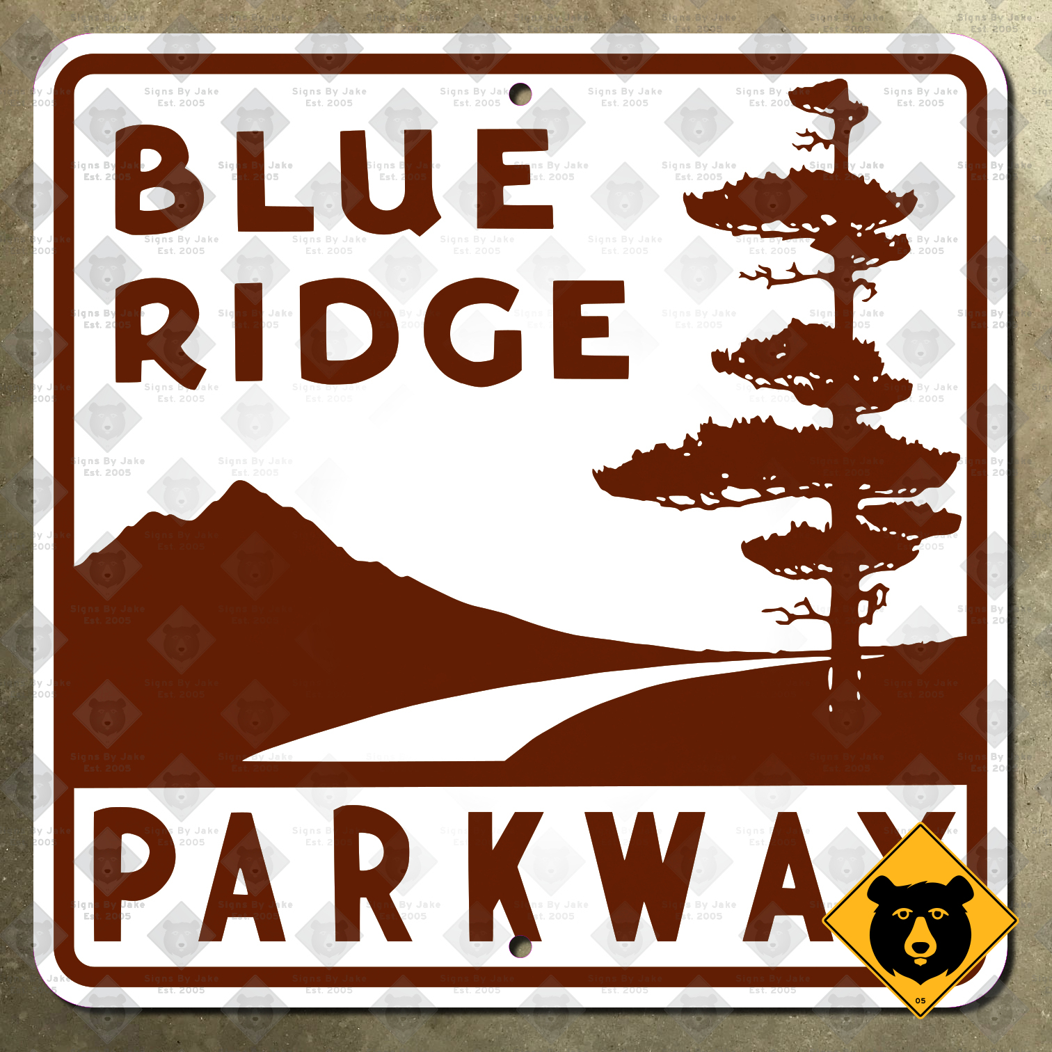 Blue Ridge Parkway sign - Signs by Jake