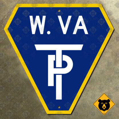 West Virginia Turnpike marker