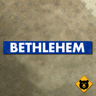 Pennsylvania (Conrail) Bethlehem control point sign