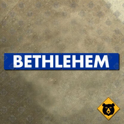 Pennsylvania (Conrail) Bethlehem control point sign