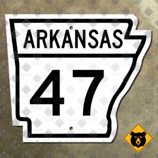 Arkansas Highway 47 route marker