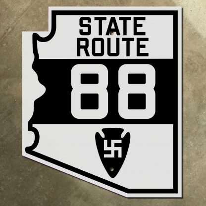 Arizona state route 88 highway marker