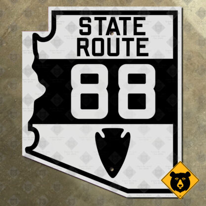 Arizona State Route 88 highway marker