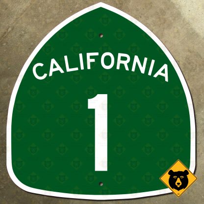 California State Route 1 (Pacific Coast Highway) marker