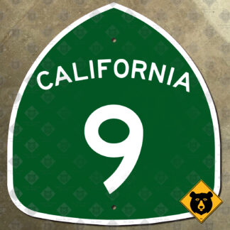 California State Route 9 highway marker