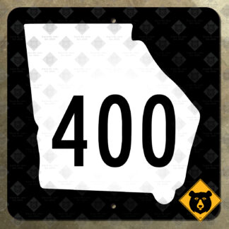 Georgia State Route 400 highway marker