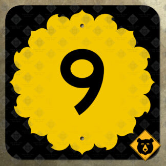 Kansas K-9 state route highway sign