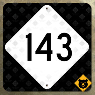 North Carolina Highway 143 route marker