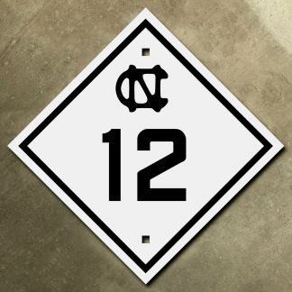 North Carolina Highway 12 sign